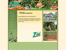 Tablet Screenshot of obsthof-zink.de